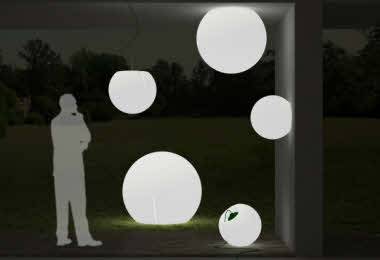 Happy Apple indoor en Outdoor lampen van Pedrali